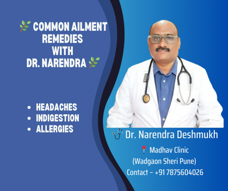 Common Ailment Remedies with Dr Narendra